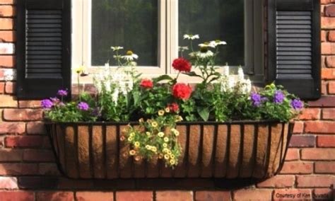 wrought iron window boxes lowe's